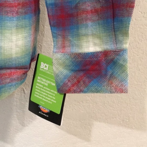 Dickies Multicolor Plaid Button Down Shirt - Picture 4 of 16